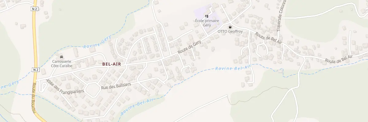 Plan du 564 Rte de Gery à Vieux-Habitants