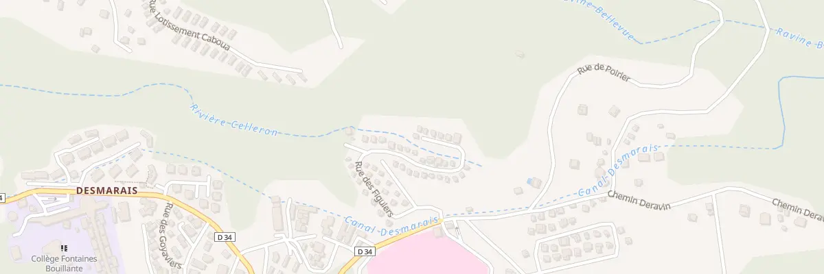 Plan du 58 Rue Selbonne Lot Levilain à Bouillante