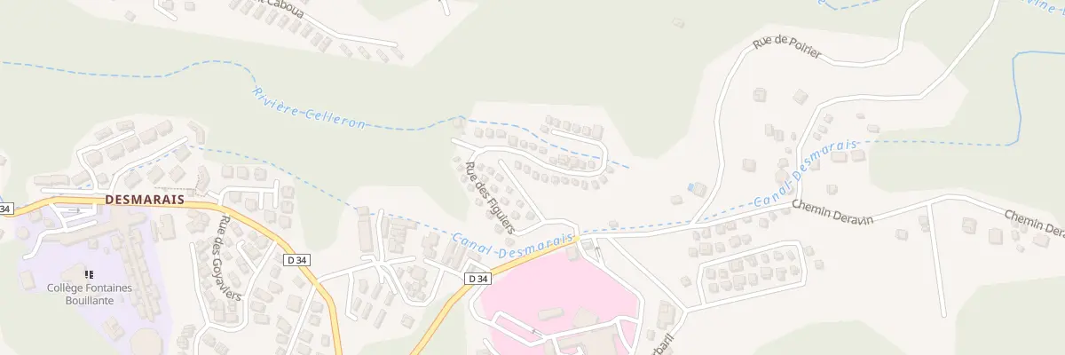 Plan du 43 Rue Selbonne Lot Levilain à Bouillante