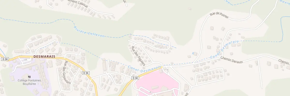 Plan du 45 Rue Selbonne Lot Levilain à Bouillante
