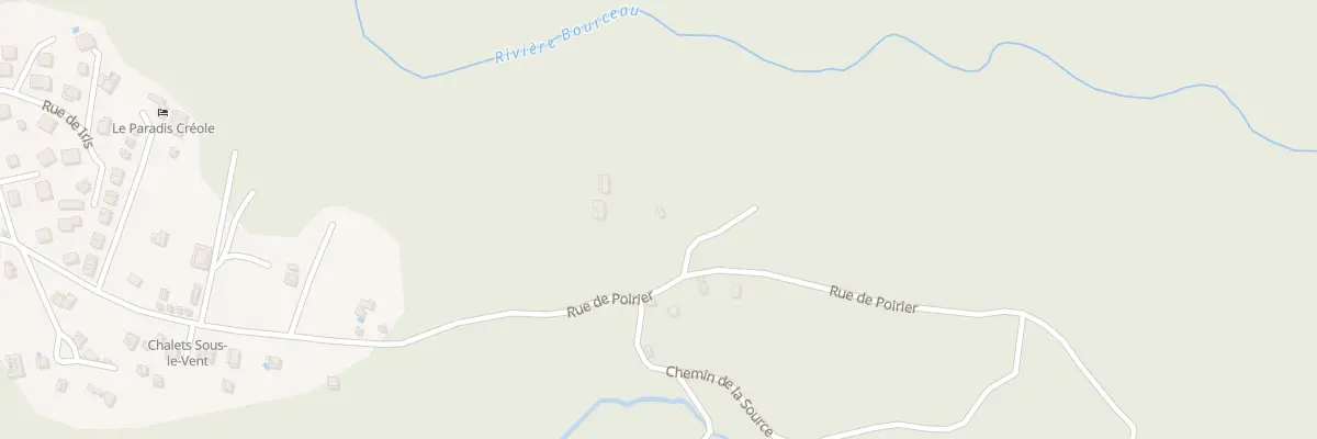 Plan du 1523 Rue de Poirier à Bouillante