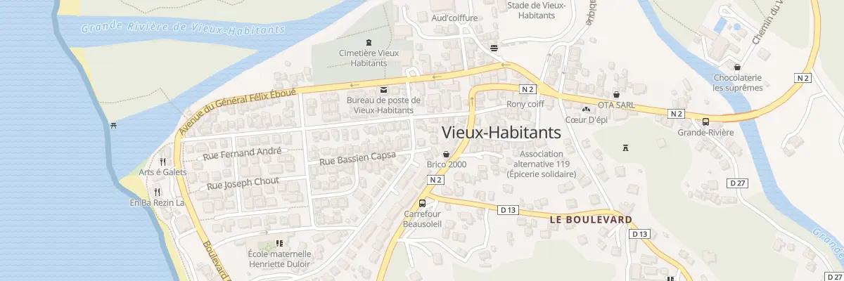 Plan du 66 Rue Malespine Suedois Germaine à Vieux-Habitants