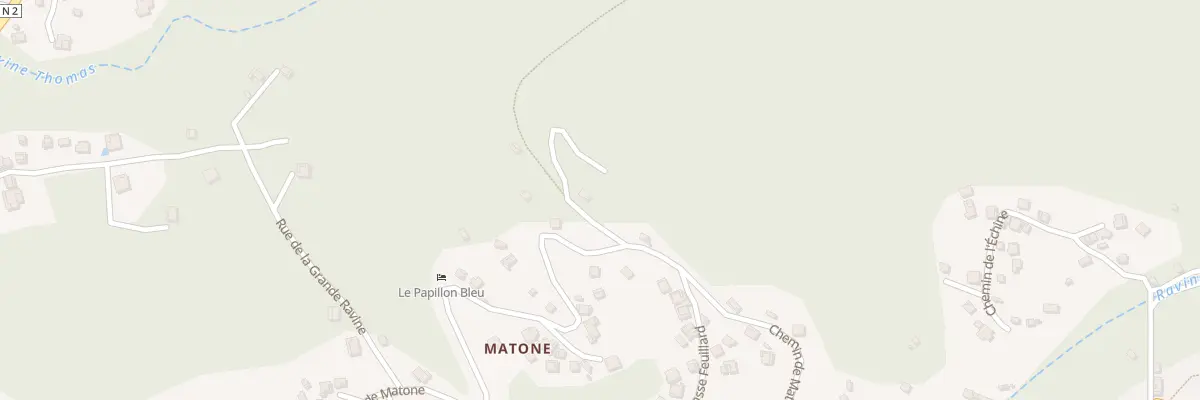 Plan du 1317 Che de Matone à Bouillante