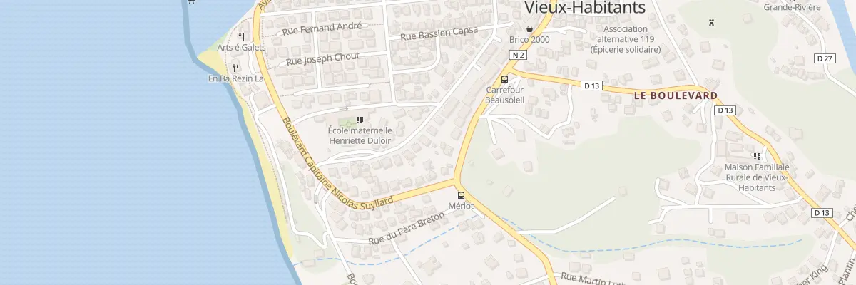 Plan du 325 Rue Malespine Suedois Germaine à Vieux-Habitants