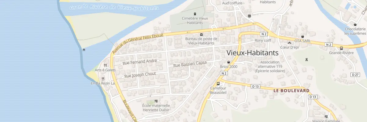 Plan du 110 Rue Leu-Gilles Bassien Capsa à Vieux-Habitants