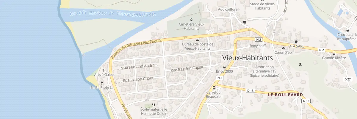 Plan du 215 Rue Nestor Philogene à Vieux-Habitants