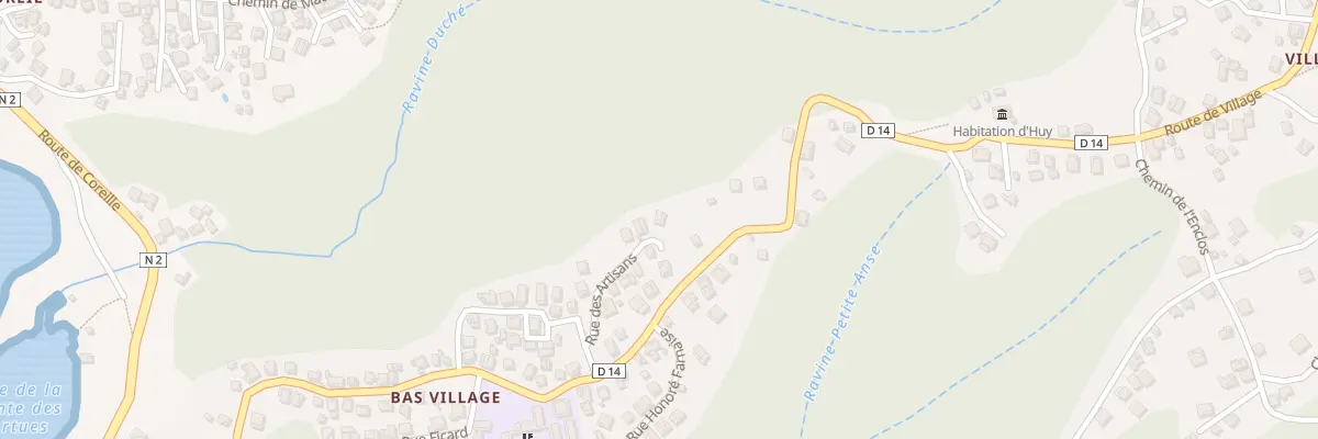 Plan du 185 Rue des Artisans à Bouillante