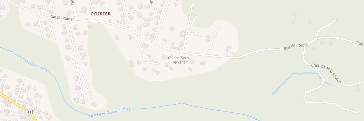 Plan du 1034 Rue de Poirier à Bouillante