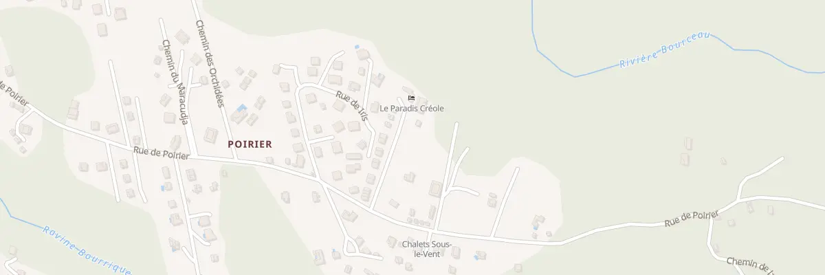 Plan du 915 Rue de Poirier à Bouillante