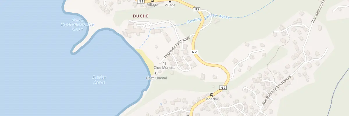 Plan du 21 Rte Monchy, Res. Leo Lagrange à Bouillante