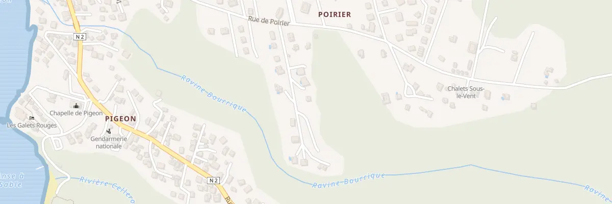 Plan du 578 Rue de Poirier à Bouillante
