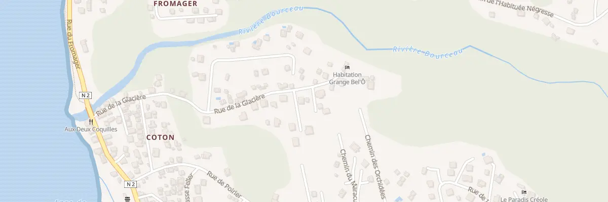 Plan du 494B Rue de la Glacière à Bouillante