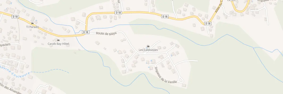 Plan du 18 Imp de la Rivière à Deshaies