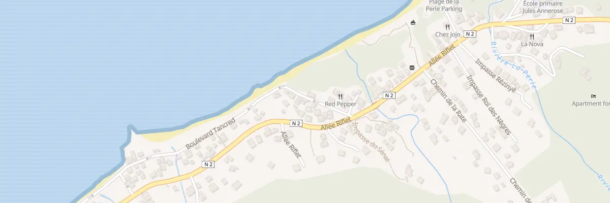 Plan du 1238 Bd Vwe Moune à Deshaies