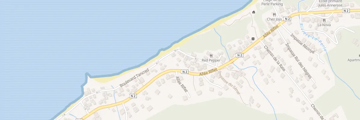 Plan du 113 Bd Vwe Moune à Deshaies