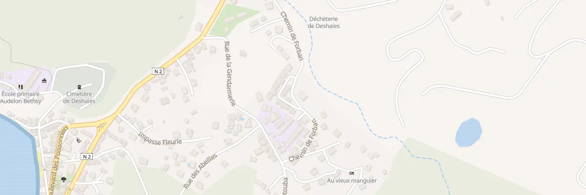 Plan du 1 Rue des Alizés à Deshaies