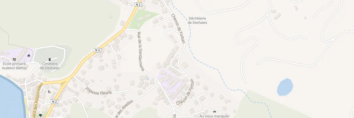 Plan du 27 Rue des Alizés à Deshaies