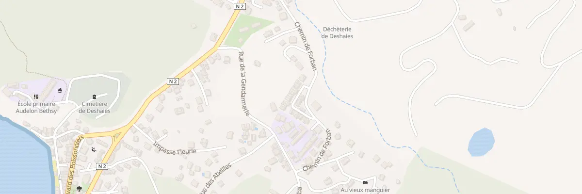 Plan du 10 Rue des Alizés à Deshaies