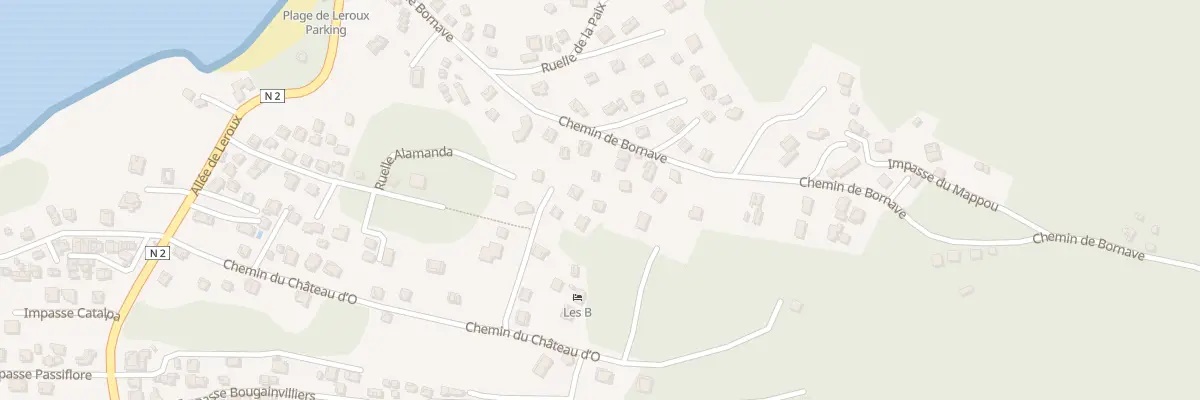 Plan du 3001 Che du Chateau d’O à Deshaies
