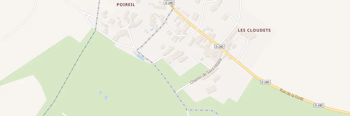 Plan du 2 Imp du Lavoir à Cherves