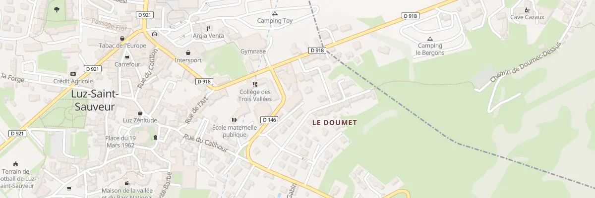 Plan du 3 Rte de Villenave à Luz-Saint-Sauveur
