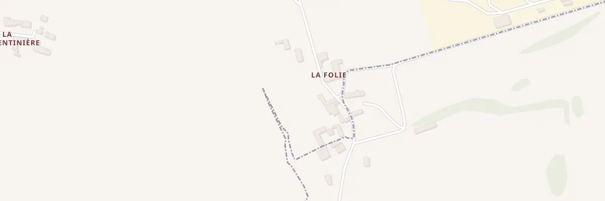 Plan du 6 La Folie à Pacé