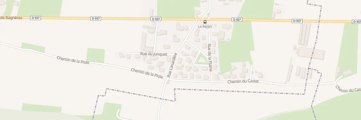 Plan du 20 Rue de Lanadere à Lézignan