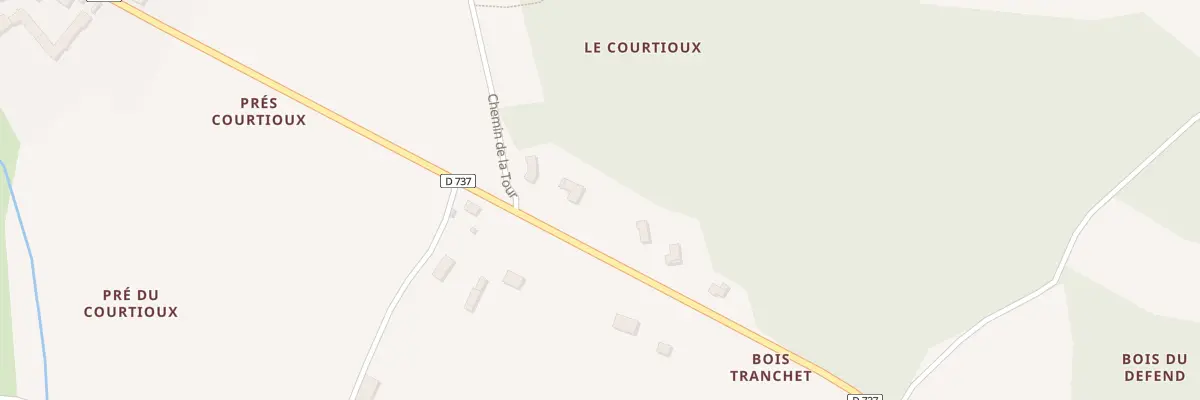 Plan du 8 Rue du Chant du Coq à Saint-Fraigne