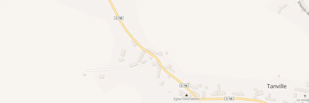 Plan du 16 Rte du Bas Montier à Tanville