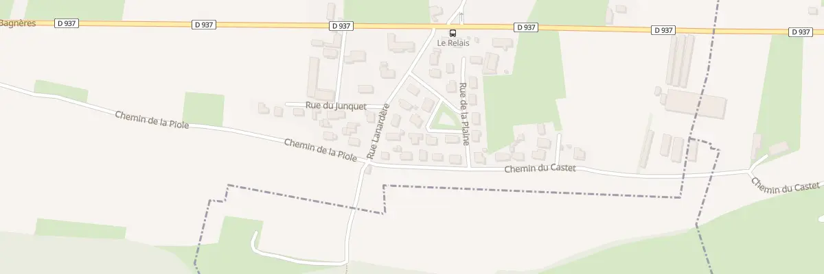 Plan du 25 Rue de la Plaine à Lézignan