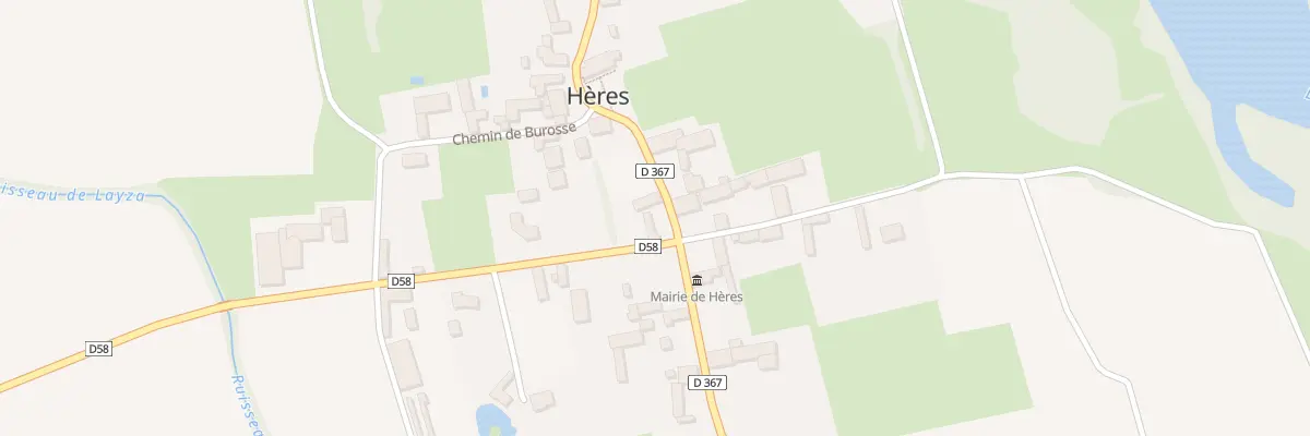 Plan du 1 Qua le Village à Hères