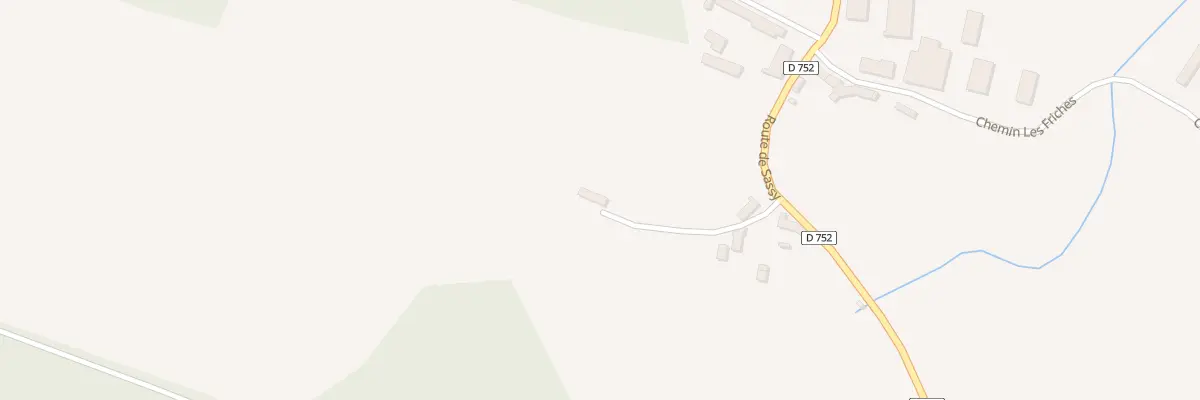 Plan du 18 Rte de Sassy à Boischampré