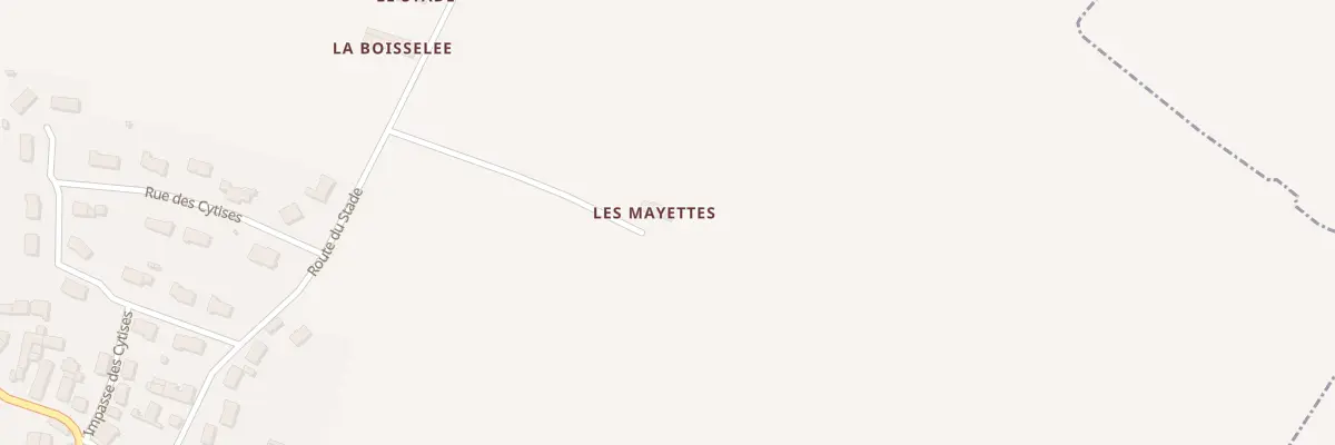 Plan du 5005 Les Mayettes à Cures
