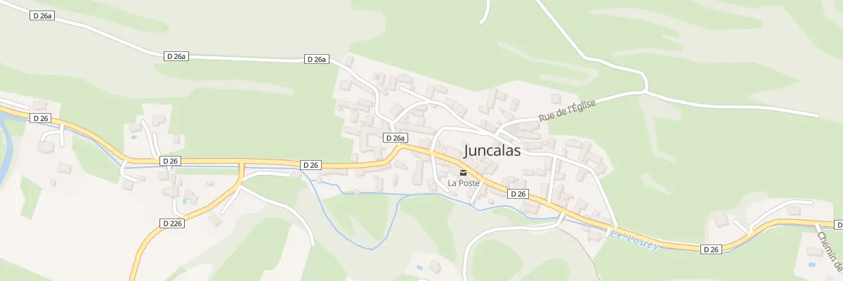 Plan du 37 Rue de Castelloubon à Juncalas