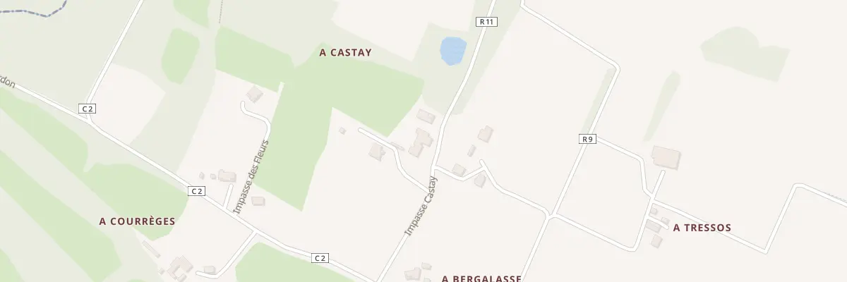 Plan du 5030 A Castay à Campagne-d’Armagnac