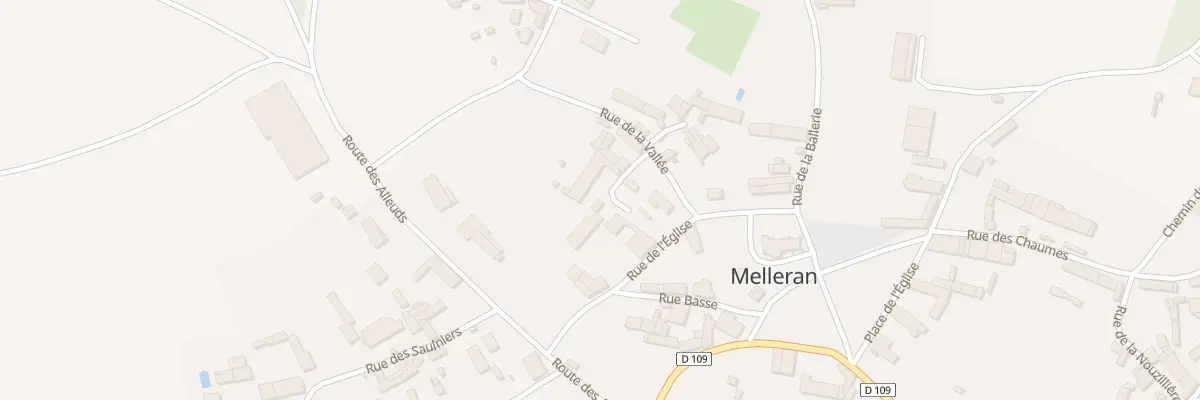 Plan du 5095 Rue de l’Eglise à Melleran
