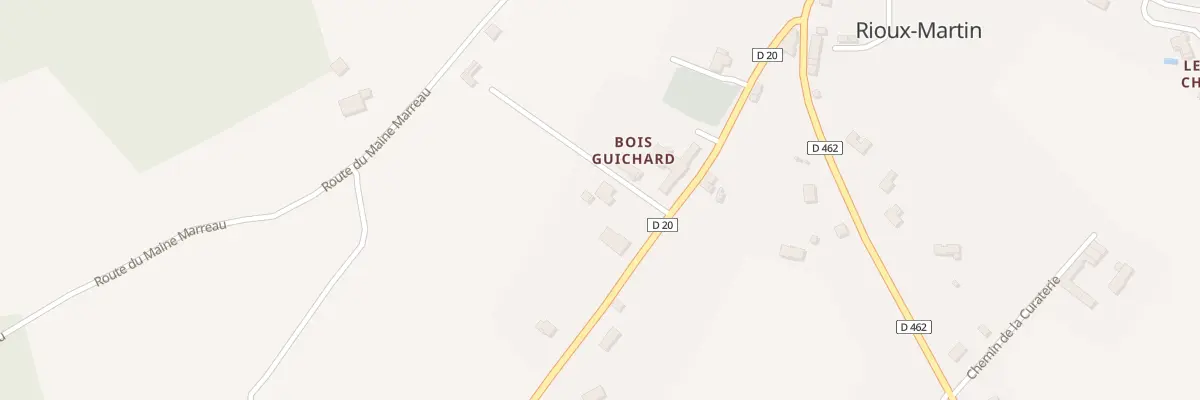 Plan du 16 Rte de la Genetouze à Rioux-Martin