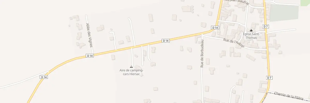 Plan du 1 All de la Motte à Vaux-Rouillac