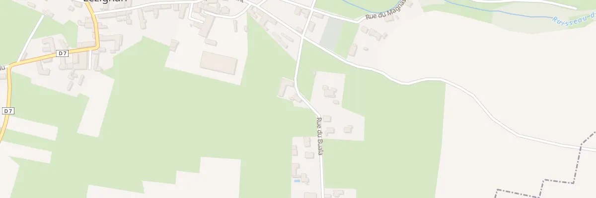 Plan du 10 Rue du Buala à Lézignan