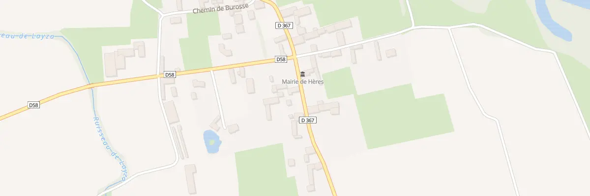 Plan du 4 Rte de Caussade à Hères