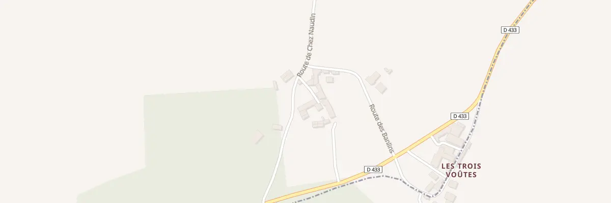 Plan du 2 Rte de Chez Naudin à Étriac