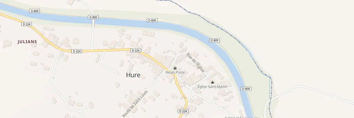 Plan du 187 Rue de l’Église Saint Martin à Hure