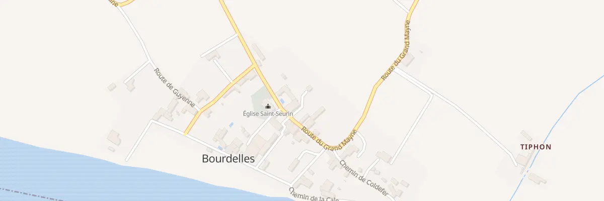 Plan du 13 Rte du Grand Mayne à Bourdelles