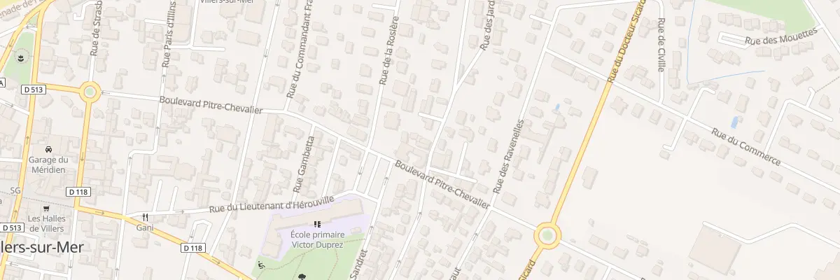 Plan du 40 Rue des Jardins à Villers-sur-Mer