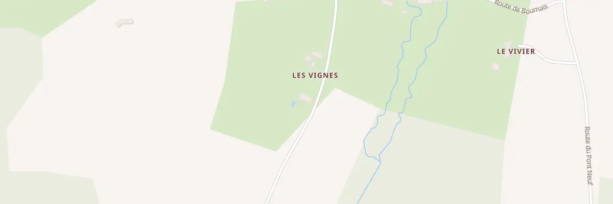 Plan du 196 Rte de Bel Air à Mouliherne