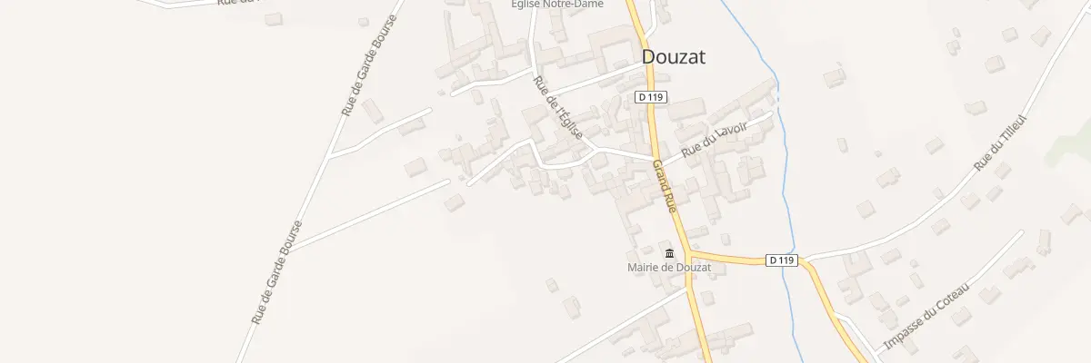 Plan du 49A Rue des Venelles à Douzat