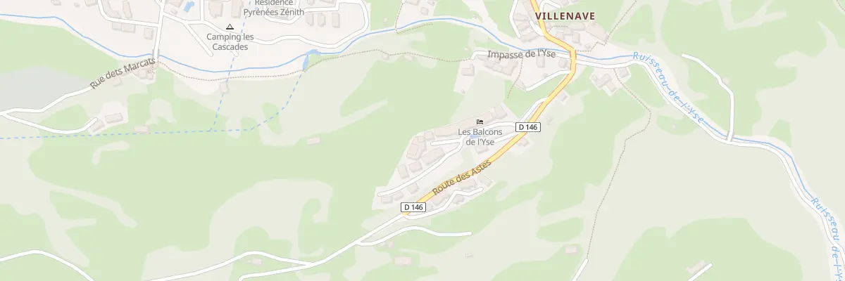 Plan du 2 Rte des Astès à Luz-Saint-Sauveur