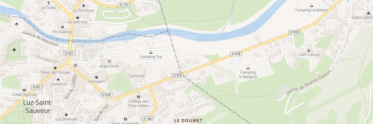 Plan du 5 Rte du Tourmalet à Esterre