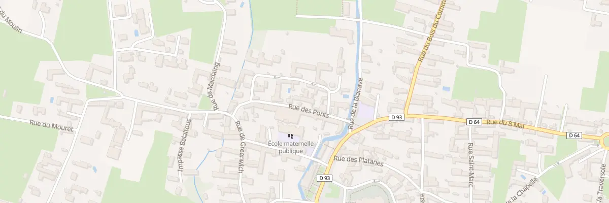 Plan du 6B Rue des Ponts à Ibos