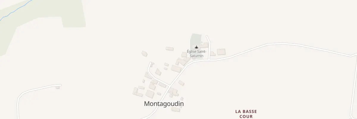 Plan du 9 Le Bourg à Montagoudin